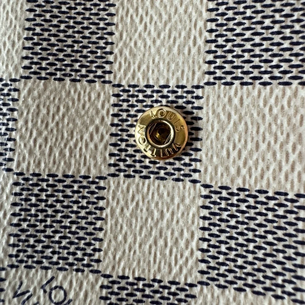 Louis Vuitton Porte feuille Victorine Damier Azur Rose Ballernia Wallet EUC - Picture 11 of 16